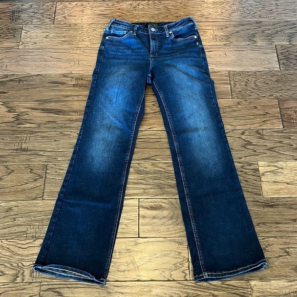 Silver Jeans Infinite Fit Mid Rise Bootcut Size M - Picture 1 of 16